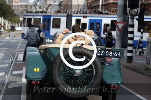 Amsterdam 21 september 2017 
Marco Geeratz in zijn oldtimer Lancia Lambda