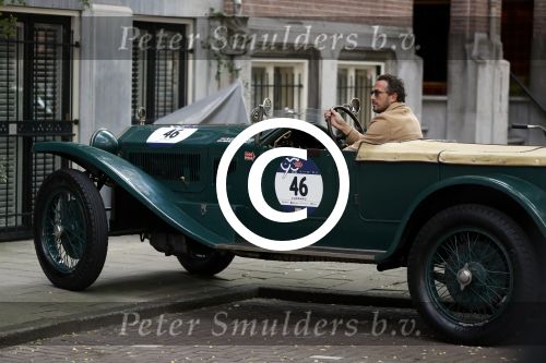 Amsterdam 21 september 2017 
Marco Geeratz in zijn oldtimer Lancia Lambda