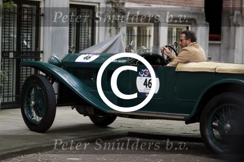 Amsterdam 21 september 2017 
Marco Geeratz in zijn oldtimer Lancia Lambda