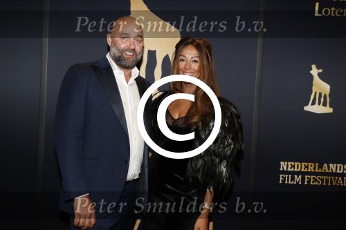 Utrecht 29 september 2017
Uitreiking gouden kalveren in de schouwburg van Utrecht. Maria Tailor met vriend Jeroen v d Bergh