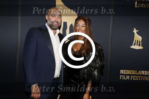 Utrecht 29 september 2017
Uitreiking gouden kalveren in de schouwburg van Utrecht. Maria Tailor met vriend Jeroen v d Bergh