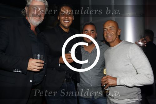 Zaandan 22 september 2017
Karin de Rooij 9 vriendin Ruud Gullit) viert haar 50e verjaardag. Mark Teurlings met Gerrie  Kay Bottse en Alex Bottse