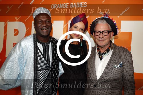 Amsterdam 30 september 2017
Orange Babies gala in de RAI. John Kattenberg, Baba Sylla en Micky Hoogendijk