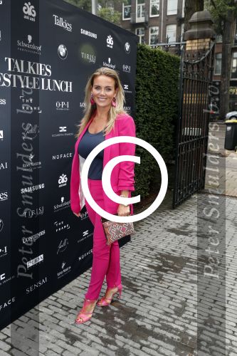 Amsterdam 28 september 2017 
Talkies Lunch in het college hotel. Monique Hazes