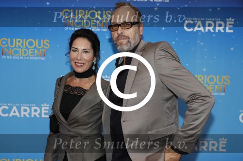 Amsterdam 21 september 2017
The Curious Incident of the Dog in the Night premiere in Carre. Patricia Steur met vriend