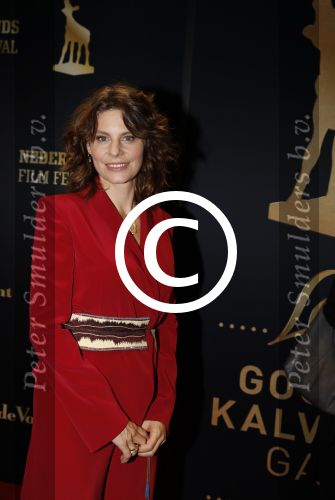 Utrecht 29 september 2017
Uitreiking gouden kalveren in de schouwburg van Utrecht. Rifka Lodeizen en partner Caspar Weijers