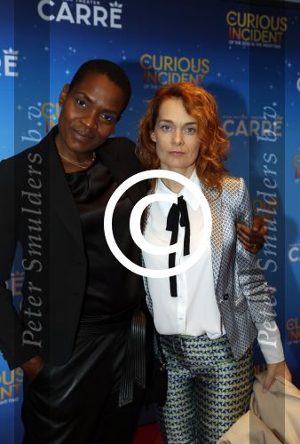 Amsterdam 21 september 2017
The Curious Incident of the Dog in the Night premiere in Carre. Romana Vrede met vriendin