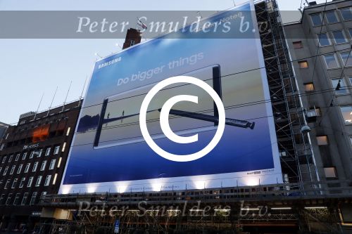 Amsterdam 24 september 2017 
Samsung Note reclame van Blow Up media