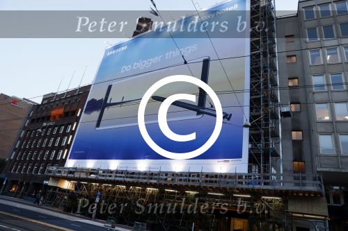 Amsterdam 24 september 2017 
Samsung Note reclame van Blow Up media