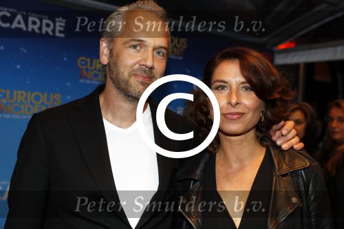 Amsterdam 21 september 2017
The Curious Incident of the Dog in the Night premiere in Carre. Sandra Mattie met man