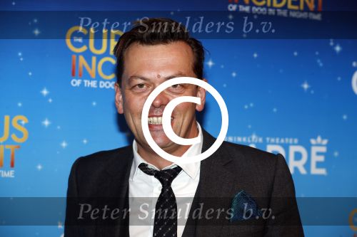 Amsterdam 21 september 2017
The Curious Incident of the Dog in the Night premiere in Carre. Simon Stephens met directrice Carre