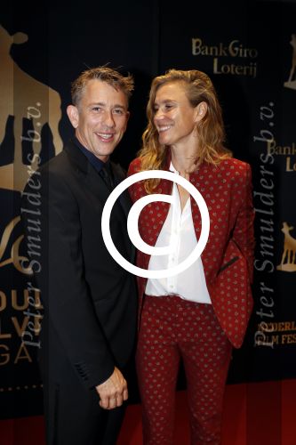 Utrecht 29 september 2017
Uitreiking gouden kalveren in de schouwburg van Utrecht. Sophie Hilbrand met Waldemar Torenstra