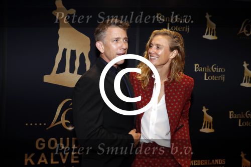 Utrecht 29 september 2017
Uitreiking gouden kalveren in de schouwburg van Utrecht. Sophie Hilbrand met Waldemar Torenstra