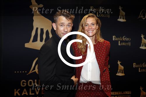 Utrecht 29 september 2017
Uitreiking gouden kalveren in de schouwburg van Utrecht. Sophie Hilbrand met Waldemar Torenstra