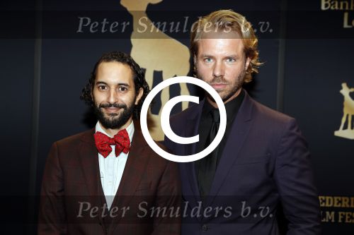Utrecht 29 september 2017
Uitreiking gouden kalveren in de schouwburg van Utrecht. Achmed Akkabi en Thijs RÃ¶mer