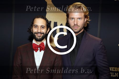 Utrecht 29 september 2017
Uitreiking gouden kalveren in de schouwburg van Utrecht. Achmed Akkabi en Thijs RÃ¶mer