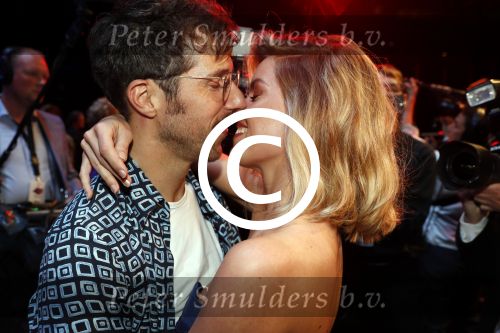 Amsterdam 24 september 2017 
Premiere Annie MG Schmidt met Simone Kleinsma William Spaaij Marjolein Touw Wim v d Driessche en Jeske v d Staak in het de la mar theater. William met vriendin