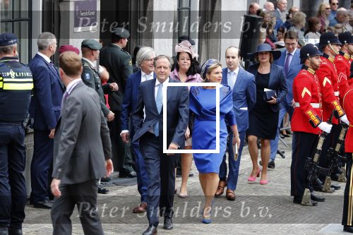 Den Haag 18 september 2018
Prinsjesdag 2018 op het binnenhof. Komning Willem Alexander Koningin Maxima Prins Constantijn en Prinses Laurentien zijn aanwezig. Alexander Pechtold