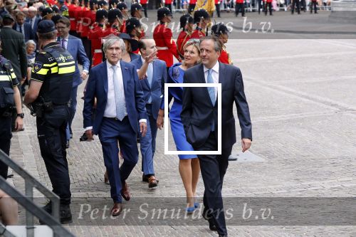 Den Haag 18 september 2018
Prinsjesdag 2018 op het binnenhof. Komning Willem Alexander Koningin Maxima Prins Constantijn en Prinses Laurentien zijn aanwezig. Alexander Pechtold