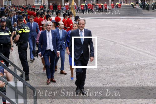 Den Haag 18 september 2018
Prinsjesdag 2018 op het binnenhof. Komning Willem Alexander Koningin Maxima Prins Constantijn en Prinses Laurentien zijn aanwezig. Alexander Pechtold