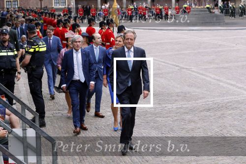 Den Haag 18 september 2018
Prinsjesdag 2018 op het binnenhof. Komning Willem Alexander Koningin Maxima Prins Constantijn en Prinses Laurentien zijn aanwezig. Alexander Pechtold