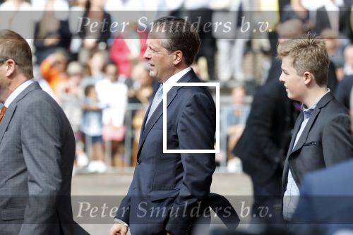 Den Haag 18 september 2018
Prinsjesdag 2018 op het binnenhof. Komning Willem Alexander Koningin Maxima Prins Constantijn en Prinses Laurentien zijn aanwezig. Alexander Pechtold