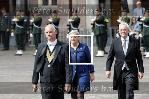 Den Haag 18 september 2018
Prinsjesdag 2018 op het binnenhof. Komning Willem Alexander Koningin Maxima Prins Constantijn en Prinses Laurentien zijn aanwezig. Ankie Broekers-Knol