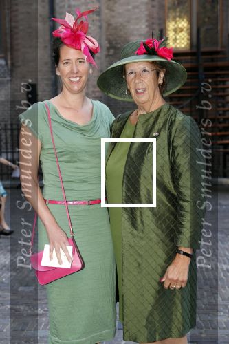 Den Haag 18 september 2018
Prinsjesdag 2018 op het binnenhof. Komning Willem Alexander Koningin Maxima Prins Constantijn en Prinses Laurentien zijn aanwezig. Annemarie Jorritsma met dochter