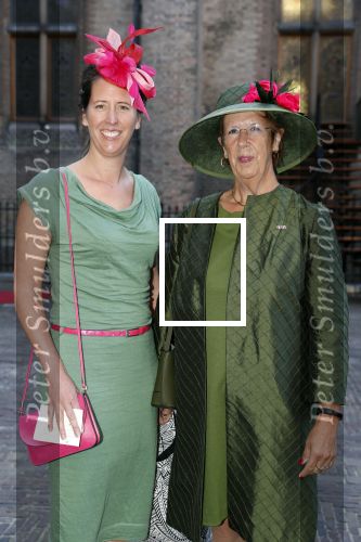 Den Haag 18 september 2018
Prinsjesdag 2018 op het binnenhof. Komning Willem Alexander Koningin Maxima Prins Constantijn en Prinses Laurentien zijn aanwezig. Annemarie Jorritsma met dochter