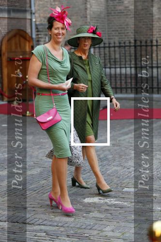 Den Haag 18 september 2018
Prinsjesdag 2018 op het binnenhof. Komning Willem Alexander Koningin Maxima Prins Constantijn en Prinses Laurentien zijn aanwezig. Annemarie Jorritsma met dochter
