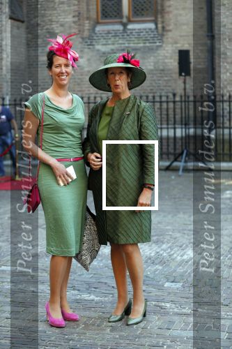 Den Haag 18 september 2018
Prinsjesdag 2018 op het binnenhof. Komning Willem Alexander Koningin Maxima Prins Constantijn en Prinses Laurentien zijn aanwezig. Annemarie Jorritsma met dochter