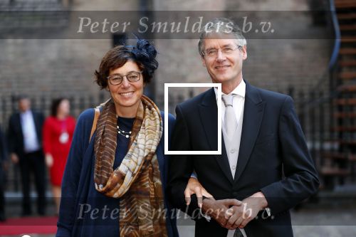 Den Haag 18 september 2018
Prinsjesdag 2018 op het binnenhof. Komning Willem Alexander Koningin Maxima Prins Constantijn en Prinses Laurentien zijn aanwezig. Arie Slob minister voor Basis- en Voortgezet Onderwijs en Media en partner