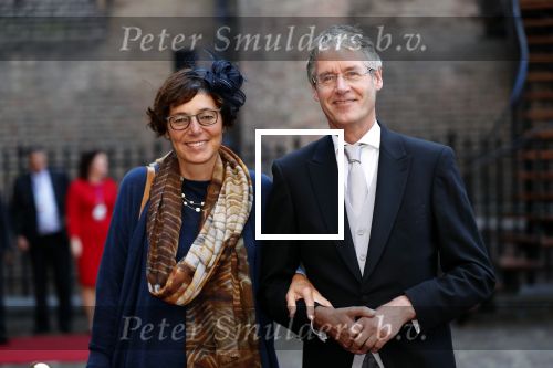 Den Haag 18 september 2018
Prinsjesdag 2018 op het binnenhof. Komning Willem Alexander Koningin Maxima Prins Constantijn en Prinses Laurentien zijn aanwezig. Arie Slob minister voor Basis- en Voortgezet Onderwijs en Media en partner