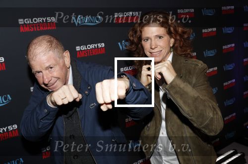 Amsterdam 29 september 2018
Rode loper Glory gala in de Johan Cruijff arena. Barbara en Frits Barend