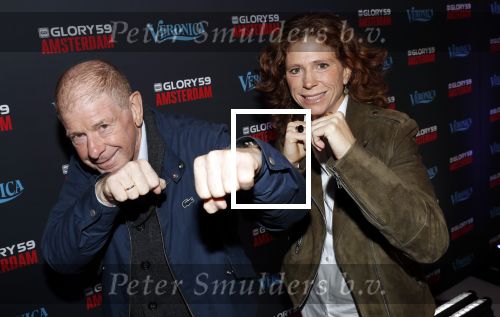 Amsterdam 29 september 2018
Rode loper Glory gala in de Johan Cruijff arena. Barbara en Frits Barend