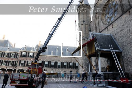 Den Haag 18 september 2018
Prinsjesdag 2018 op het binnenhof. Komning Willem Alexander Koningin Maxima Prins Constantijn en Prinses Laurentien zijn aanwezig.