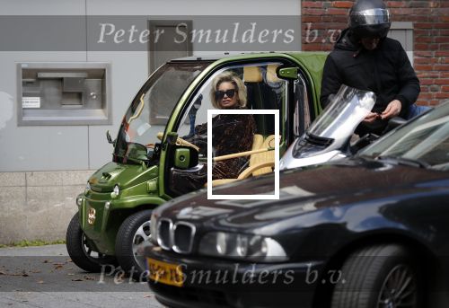 Amsterdam 24 september 2018
Connie Witteman met gebroken gips in voet in haar CCCC Biro karretje.