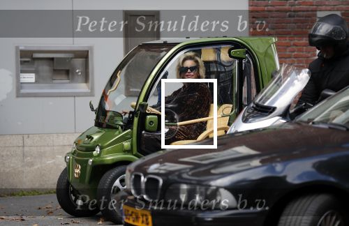 Amsterdam 24 september 2018
Connie Witteman met gebroken gips in voet in haar CCCC Biro karretje.