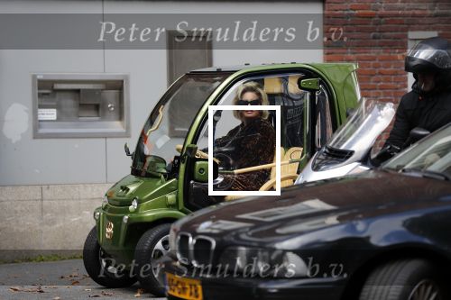 Amsterdam 24 september 2018
Connie Witteman met gebroken gips in voet in haar CCCC Biro karretje.