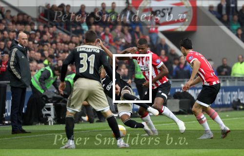 Eindhoven, 23 September 2018 PSV-AJAX Kompetitie, Seizoen 2018-2019 Eindstand 3-0
Denzel Dumfries