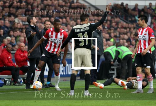 Eindhoven, 23 September 2018 PSV-AJAX Kompetitie, Seizoen 2018-2019 Eindstand 3-0
Denzel Dumfries