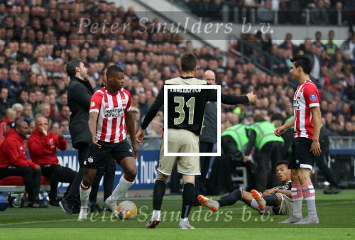 Eindhoven, 23 September 2018 PSV-AJAX Kompetitie, Seizoen 2018-2019 Eindstand 3-0
Denzel Dumfries