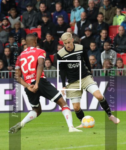 Eindhoven, 23 September 2018 PSV-AJAX Kompetitie, Seizoen 2018-2019 Eindstand 3-0
Donny v d Beek