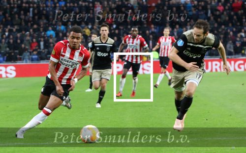 Eindhoven, 23 September 2018 PSV-AJAX Kompetitie, Seizoen 2018-2019 Eindstand 3-0
Donyell Malen
