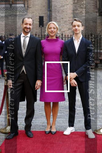 Den Haag 18 september 2018
Prinsjesdag 2018 op het binnenhof. Komning Willem Alexander Koningin Maxima Prins Constantijn en Prinses Laurentien zijn aanwezig. Eric Wiebes met vrouw en zoon