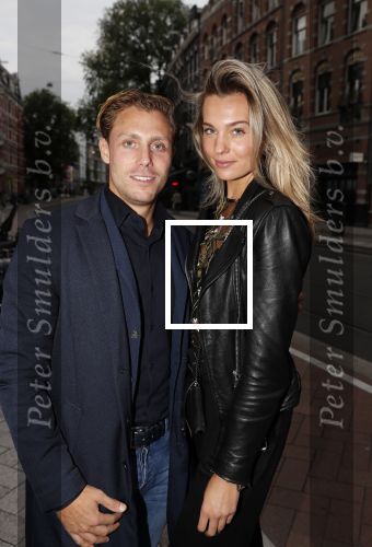 Amsterdam 10 september 2018
Feest Sjaak Swart in het nieuwe delamar theater. Felice Fleur met vriend Jonathan Tugendhaft