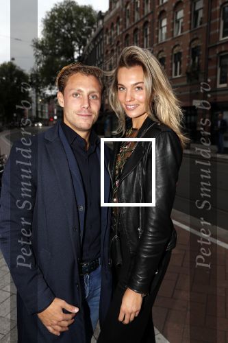 Amsterdam 10 september 2018
Feest Sjaak Swart in het nieuwe delamar theater. Felice Fleur met vriend Jonathan Tugendhaft