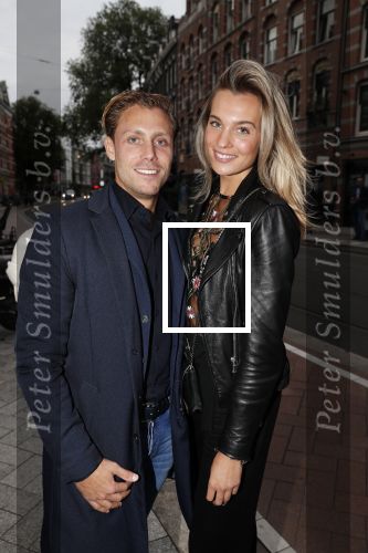 Amsterdam 10 september 2018
Feest Sjaak Swart in het nieuwe delamar theater. Felice Fleur met vriend Jonathan Tugendhaft
