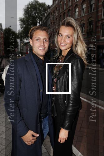 Amsterdam 10 september 2018
Feest Sjaak Swart in het nieuwe delamar theater. Felice Fleur met vriend Jonathan Tugendhaft