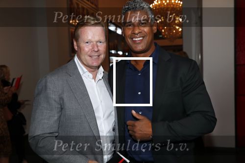 Amsterdam 10 september 2018
Feest Sjaak Swart in het nieuwe delamar theater. Frank Rijkaard met Ronald Koeman
